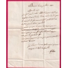 CAD TYPE 12 HYERES VAR 1840 DECIME RURALE OR DE BORMES LES MIMOSAS POUR LA GARDE FREINET LETTRE COVER