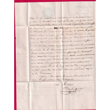 CAD TYPE 13 VENCE VAR PP ROUGE TEXTE MAIRIE DE VENCE POUR GRASSE ALPES MARITIMES LETTRE COVER