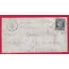N°4 PC 1672 LAUZUN LOT ET GARONNE POUR BORDEAUX LETTRE COVER