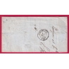 N°4 PC 1672 LAUZUN LOT ET GARONNE POUR BORDEAUX LETTRE COVER