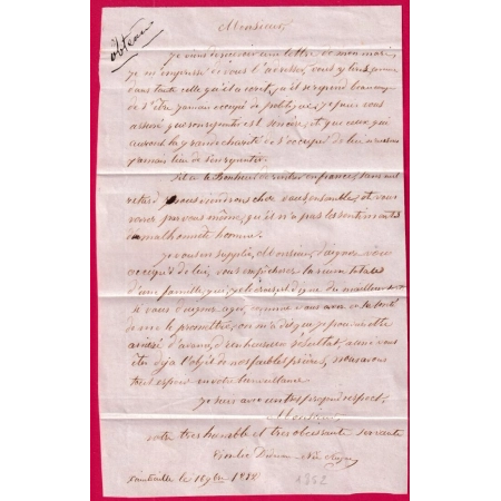 N°4 PC 1674 LAVARDAC LOT ET GARONNE POUR AIGUILLON LETTRE COVER