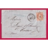 N°16 TTB PC 702 CHALON SUR SAONE ET LOIRE POUR COSNE NIEVRE LETTRE COVER