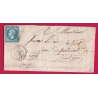 N°22 GC 1304 DIGNE BASSES ALPES APRES LE DEPART EN ROUGE POUR ST GIRONS ARIEGE LETTRE COVER
