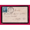 N°22 GC 4361 ZICAVO CORSE CAD TYPE 22 POUR BASTIA INDICE 17 BOITE RURALE D LETTRE COVER