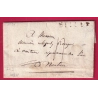 MARQUE BELLEY AIN LENAIN N°3 1791 INDICE 10 POUR NANTUA LETTRE COVER