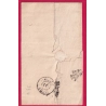 RARE UTILISATION DE LA MARQUE P  DE PARIS DANS PARIS INTRA MUROS 1826 TAXE 15 MANUSCRIT LETTRE COVER