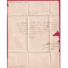 RARE UTILISATION DE LA MARQUE P  DE PARIS DANS PARIS INTRA MUROS 1826 TAXE 15 MANUSCRIT LETTRE COVER