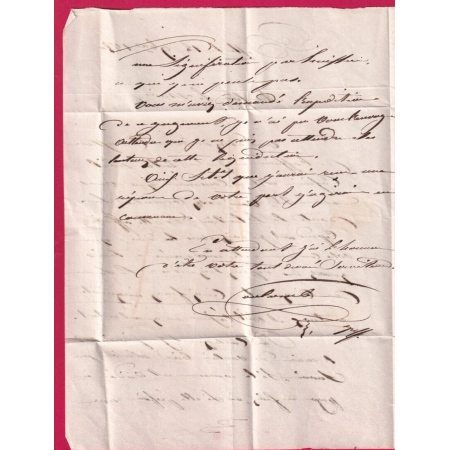 CURSIVE 78 BESSE SUR ISOLE VAR 1850 T15 BRIGNOLES POUR GONFARON INDICE 15 LETTRE COVER