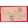 N°28 PC DU GC 2656 NICE ALPES MARITIMES POUR NICE CACHET DE GARE AU DOS LETTRE COVER