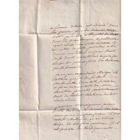 MARQUE 70 ST OYEN SAONE ET LOIRE FRANCHISE LE JUGE DE PAIX DE LUGNY POUR PARIS 1810 LETTRE COVER