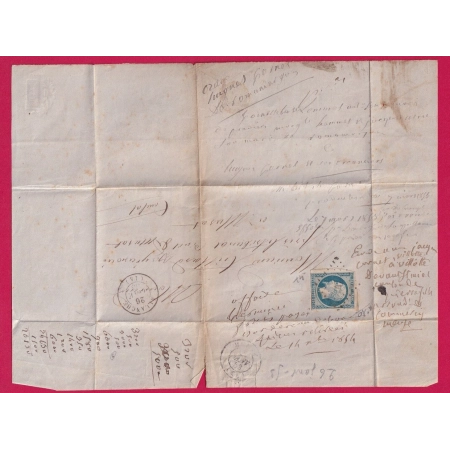 N°10 PC 47 ALLANCHE CANTAL POUR MURAT LETTRE COVER