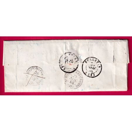 N°14 PC 3289 ST SULPICE LES CHAMPS CREUSE BOITE RURALE B CHAVANAT LETTRE COVER
