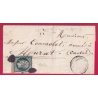 CURIOSITE N°10 COLLE PAR CACHET DE CIRE PC 3290 ST SULPICE LES FEUILLES HAUTE VIENNE POUR MURAT CANTAL LETTRE COVER