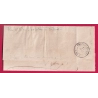 N°14B SUR AZURE BANDE DE 4 TTB PC 2294 NORT LOIRE INFERIEURE POUR CHATEAUBRIANT LETTRE COVER