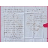 N°14 BLEU SUR CHAMOISE SIGNE CALVES  + CERTIFICAT GOEBELS PC 1003 COURTHEZON VAUCLUSE CAD TYPE 22 LETTRE COVER