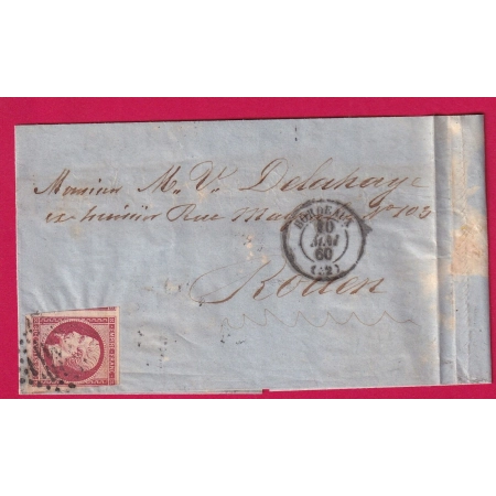 N°17A 3 VOISINS MAIS TOUCHE PC 441 BORDEAUX POUR ROUEN LETTRE COVER