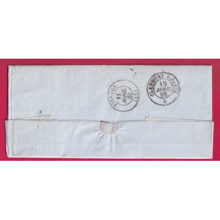 N°22 GC 1008 CHEVAGNES ALLIER OR GARNAT POUR VIERZON CHER LETTRE COVER