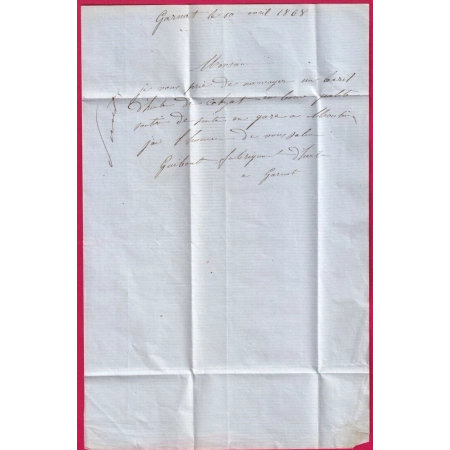N°22 GC 1008 CHEVAGNES ALLIER OR GARNAT POUR VIERZON CHER LETTRE COVER