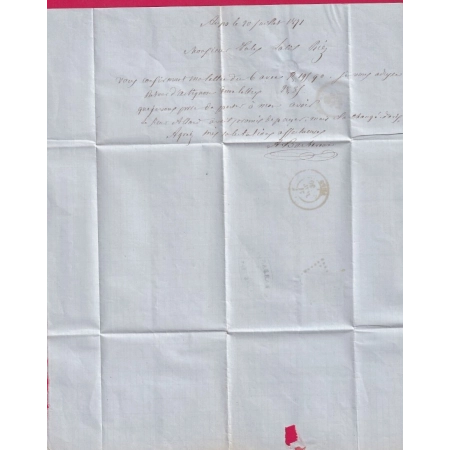 N°46B BLEU CLAIR GC 232 AUPS VAR POUR RIEZ BASSES ALPES LETTRE COVER