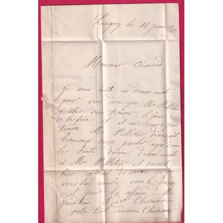 N°29 GC 1008 CHEVAGNES ALLIER OR LUSIGNY POUR MOULINS LETTRE COVER