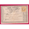 N°59 GC 764 CSTELSARRAZIN  TARN ET GARONNE BOITE RURALE I GARGANVILLAR SUR CARTE PRECURSEUR LETTRE COVER