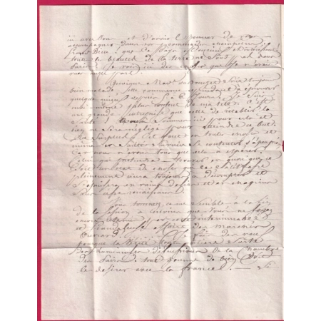 MARQUE P63P ARGELLES HAUTES PYRENEES 1826 POUR PARIS INDICE 15 LETTRE COVER