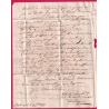 CURSIVE 63 MAUBOURGUET HAUTES PYRENEES T12 VIC EN BIGORE DECIME RURAL 1835 REEXPEDIEE GARD VENDEE INDICE 19 LETTRE COVER