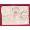 CAD TYPE 13 PERIGUEUX DORDOGNE BOITE RURALE C FAIX ?? DECIME RURAL POUR MONTPELLIER 1837 LETTRE COVER