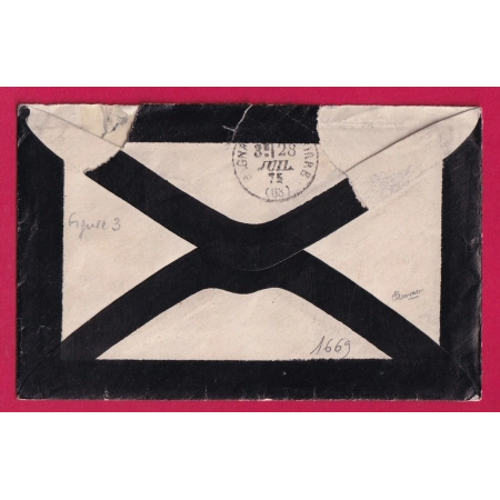 N°60 GC 6430 ST SAUVEUR LES BAINS HAUTES PYRENEES RARE INDICE 21 POUR BAGNERES DE BIGORRE LETTRE COVER