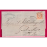 N°38 GC 1769 LE HAVRE SEINE INFERIEURE POUR GUEBWILLER HAUT RHIN ALSACE LORRAINE ALLEMAGNE LETTRE COVER