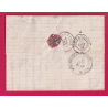 N°55 60 GC2046 LILLE NORD POUR MULHOUSE 1874 HAUT RHIN ALSACE LORRAINE ALLEMAGNE LETTRE COVER