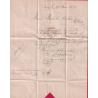 N°55 60 GC2598 NANCY MEURTHE ET MOSELLE POUR MULHOUSE 1875 HAUT RHIN ALSACE LORRAINE ALLEMAGNE LETTRE COVER