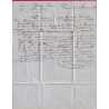 ITALIE N°23a PAIRE OBLITERATION FRANCAISE GC 2240 MARSEILLE DEPART GENES GENOVA ITALIA 1868 LETTRE COVER