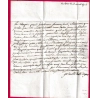 MARQUE P COURONNE DE PARIS 1773 SIGNE GRIMALDI LENAIN N°13 INDICE 16 POUR AIX EN PROVENCE BOUCHES DU RHONE LETTRE COVER