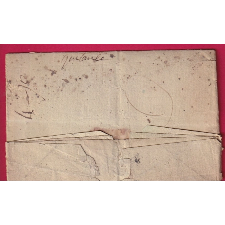 MARQUE N°2 ARMEE ITALIE + ACQUI AN9 1801 POUR AIGRE CHARENTE LETTRE COVER