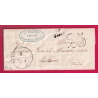 CURSIVE 79 BOUIN VENDEE 1851 POUR CHALLANS LETTRE COVER