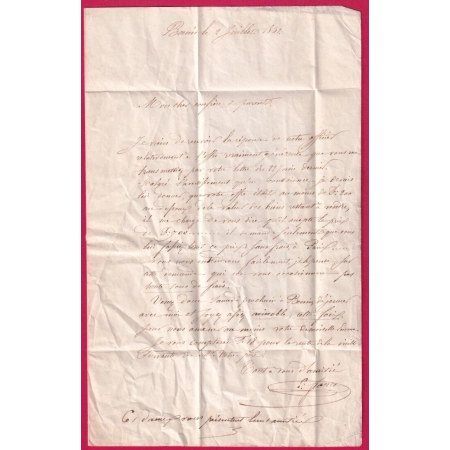 CURSIVE 79 BOUIN VENDEE 1851 POUR CHALLANS LETTRE COVER