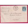 N°60 CONVOYEUR STATION LA ROCHE SUR YON VENDEE POUR NANTES LETTRE COVER