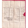 MARQUE HYERES VAR LENAIN N°1A + TOULON N°10 INDICE 15 POUR DRAGUIGNAN 1775 SIGNE MATHIEU LETTRE COVER