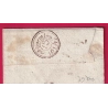 MARQUE 72 MONTMORENCY 1814 SEINE ET OISE 48X12 POUR PARIS INDICE 18 LETTRE COVER