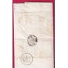 MARQUE ESSAI FEVRIER 1828 LA ROCHELLE CHARENTE INFERIEURE DU 4 FEVRIER POUR COGNAC CHARENTE INDICE 25 LETTRE COVER