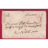 MARQUE P COURONNE PARIS EN ROUGE LENAIN N°5 INDICE 23 POUR NIORT DEUX SEVRES 1771 LETTRE COVER