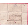 MARQUE P COURONNE PARIS EN ROUGE LENAIN N°5 INDICE 23 POUR NIORT DEUX SEVRES 1771 LETTRE COVER