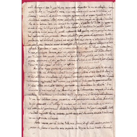 MARQUE AJACCIO CORSE LN°1 1781 POUR ROME ITALIE ROMA ITALIA INDICE 20 LETTRE COVER