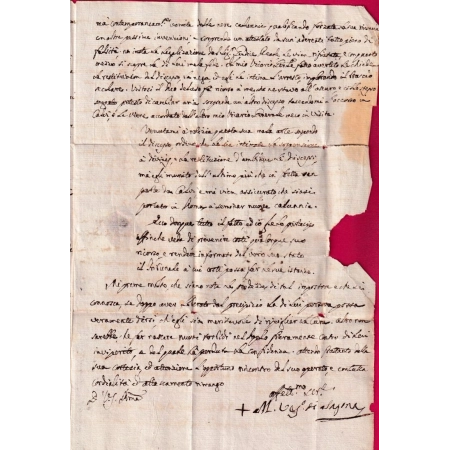 MARQUE AJACCIO CORSE LN°1 1781 POUR ROME ITALIE ROMA ITALIA INDICE 20 LETTRE COVER