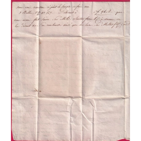 MARQUE HOLLANDE TEXTE DE LINDEN PAYS BAS 1804 FRANCO AMSTERDAM ANGERS MAINE ET LOIRE 1804 LETTRE COVER