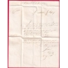 CAD TYPE13 VILLENEUVE SUR LOT BOITE RURALE F CASSENEUIL LOT ET GARONNE DECIME RURAL POUR BORDEAUX 1839 LETTRE COVER