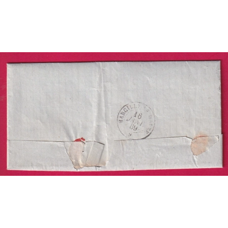 N°29 GC 1430 ESTISSAC AUBE BOITE RURALE B VILLEMAUR SUR VANNE POUR MARCILLY LE HAYIER LETTRE COVER