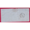 N°22 GC 3196 ROQUEBILLIERE ALPES MARITIMES CAD TYPE 22 POUR MARSEILLE LETTRE COVER