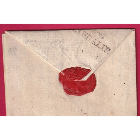 DEBOURSE ARMEE ITALIE INDICE 23 AN 3 1795 DEPART AVIGNON POUR CUGES BOUCHES DU RHONE REEXP ARMEE ITALIE LETTRE COVER